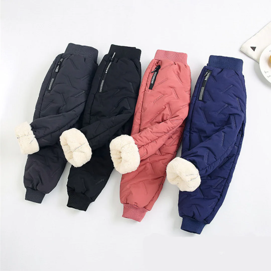 Pantalon d'hiver chaud imperméable pour enfants – Style outdoor, idéal pour activités hivernales - Image 2