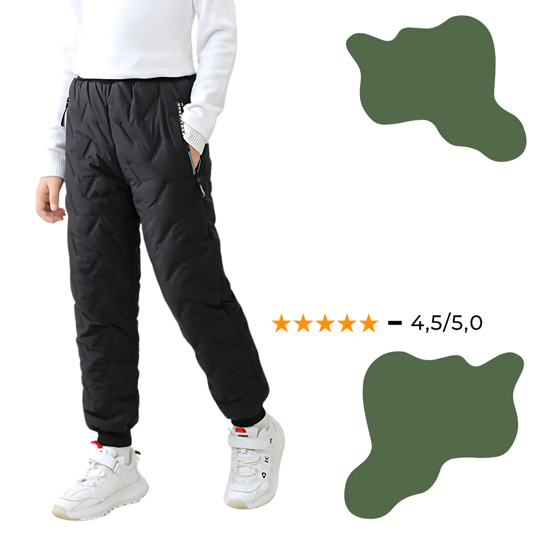 Pantalon d'hiver chaud imperméable pour enfants – Style outdoor, idéal pour activités hivernales - Image 21