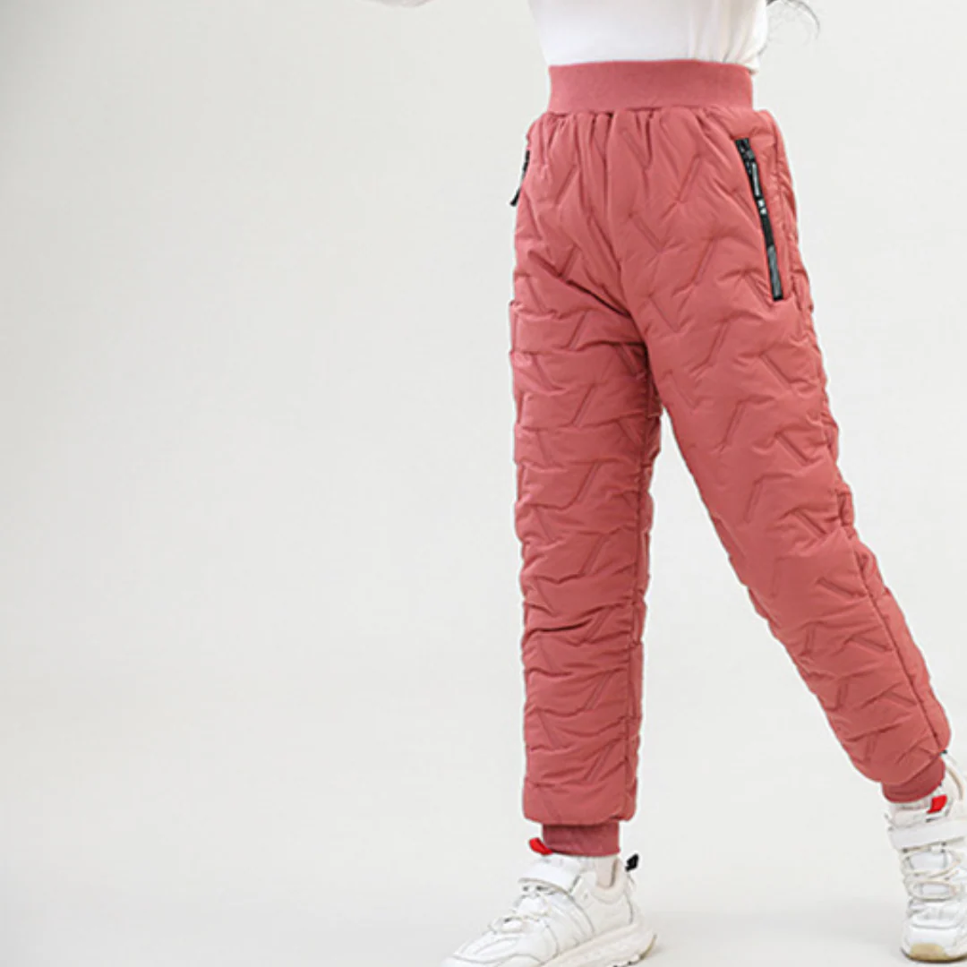 Pantalon d'hiver chaud imperméable pour enfants – Style outdoor, idéal pour activités hivernales - Image 4