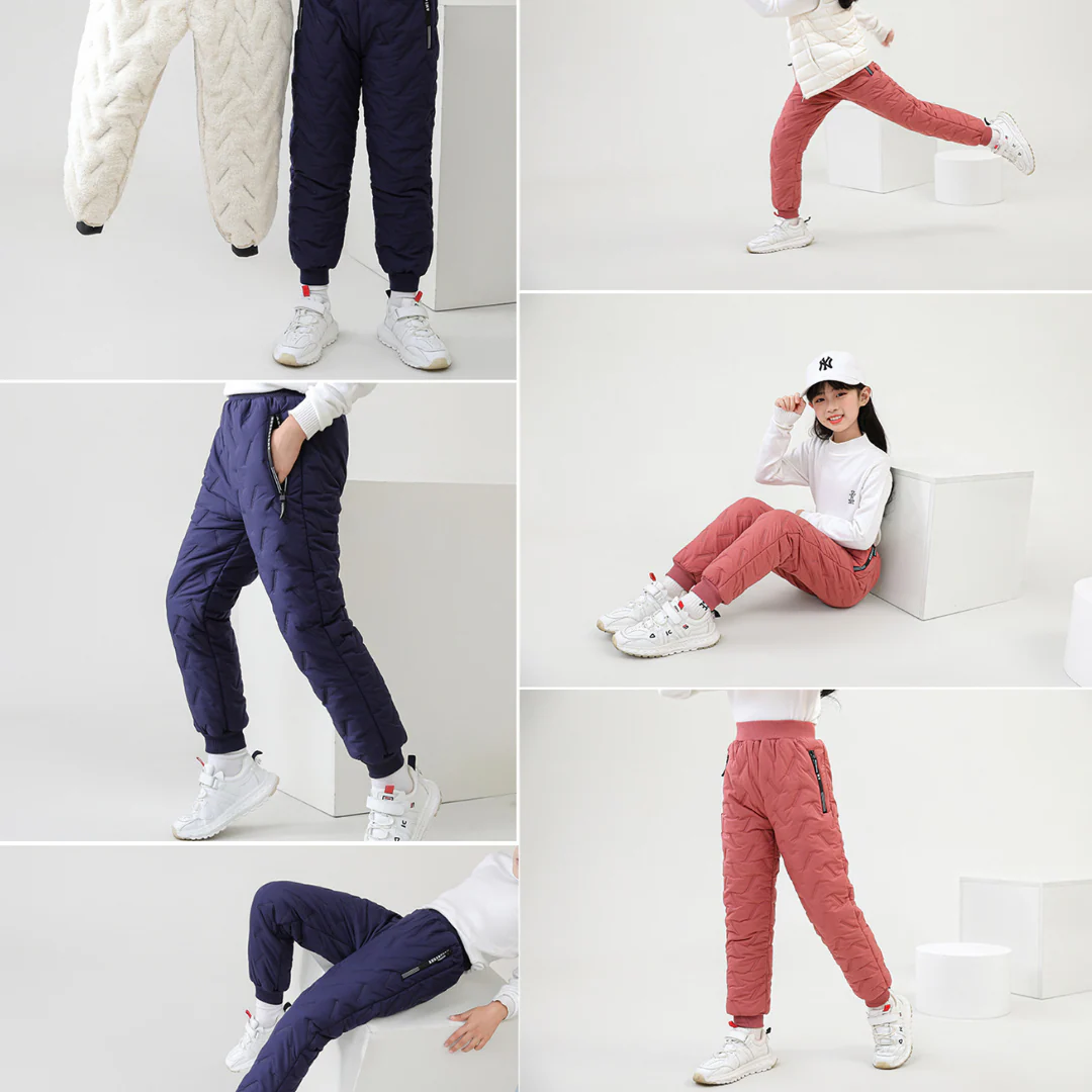 Pantalon d'hiver chaud imperméable pour enfants – Style outdoor, idéal pour activités hivernales - Image 8