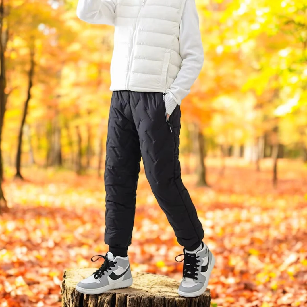 Pantalon d'hiver chaud imperméable pour enfants – Style outdoor, idéal pour activités hivernales - Image 9