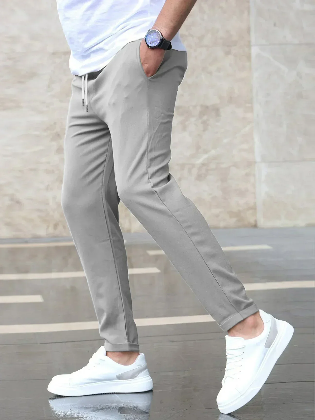 Pantalon jogger élégant pour homme – Style décontracté et moderne, idéal pour tous les jours - Image 2
