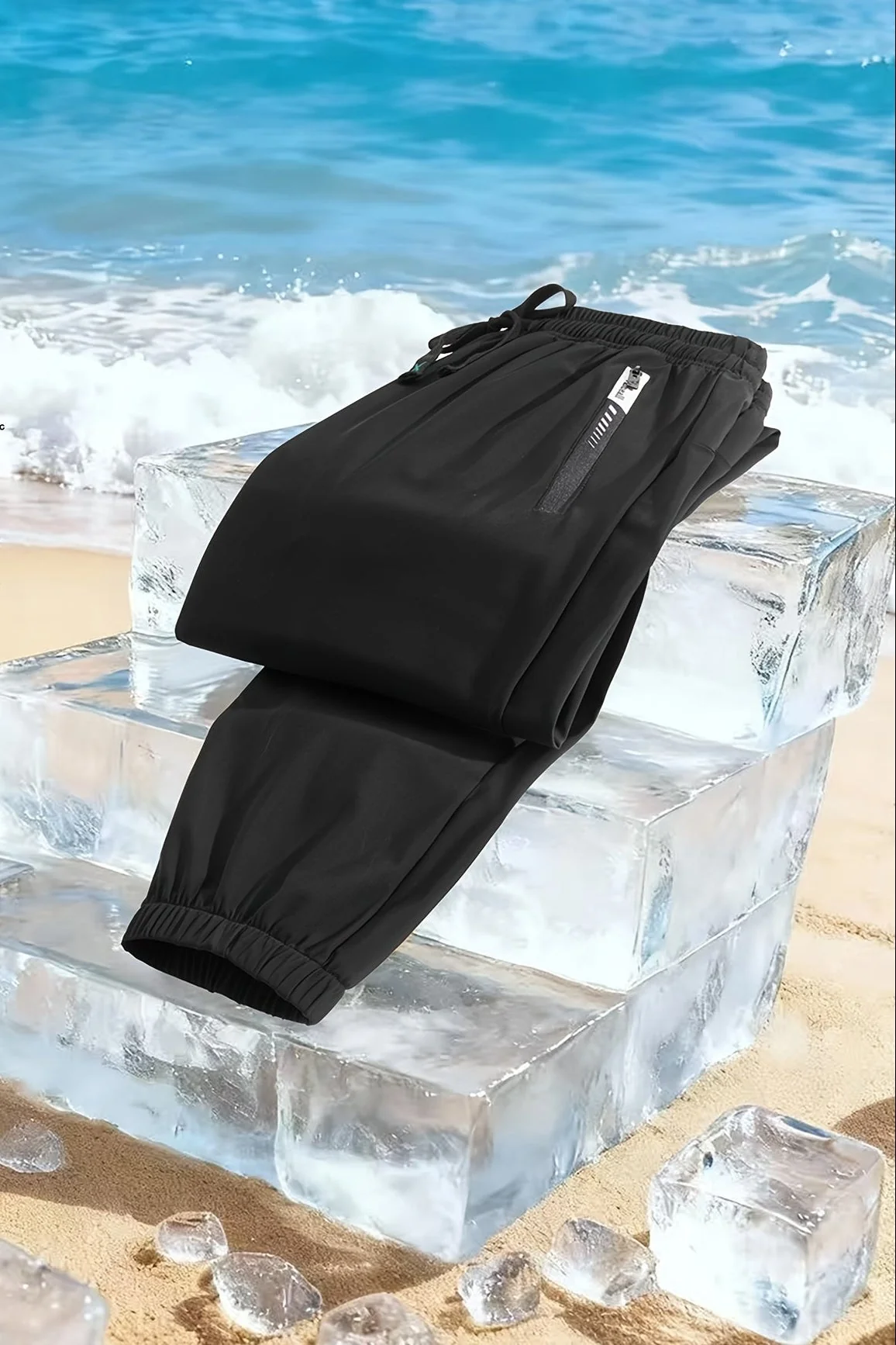 Pantalon Jogger Homme Style Décontracté Été Idéal pour la Plage et les Loisirs - Image 5