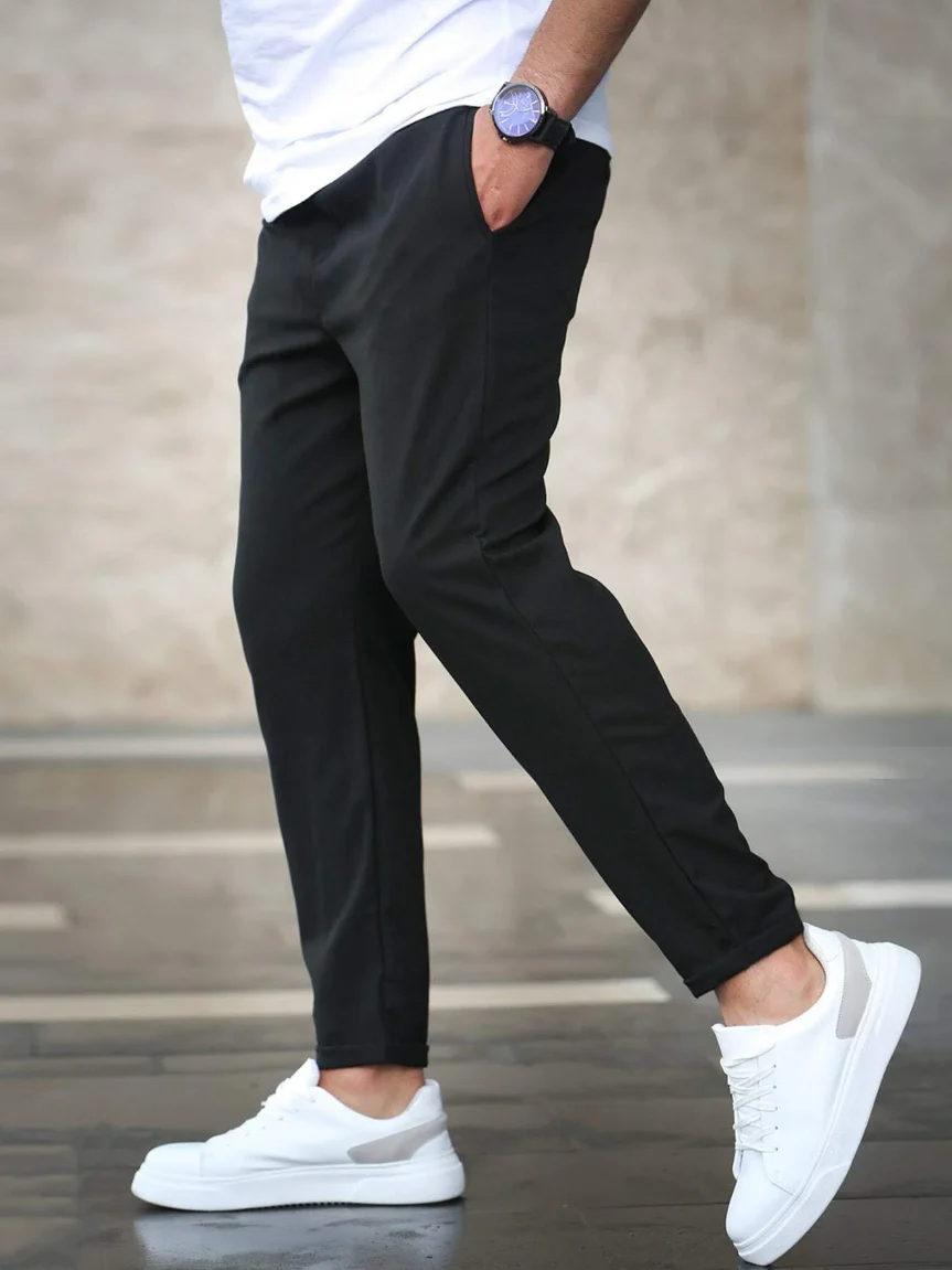 Pantalon jogger homme style urbain décontracté, coupe moderne, idéal pour le quotidien et les loisirs - Image 10