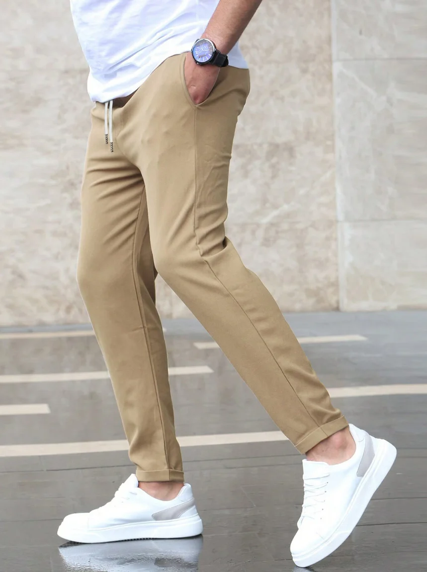 Pantalon jogger homme style urbain décontracté, coupe moderne, idéal pour le quotidien et les loisirs - Image 12