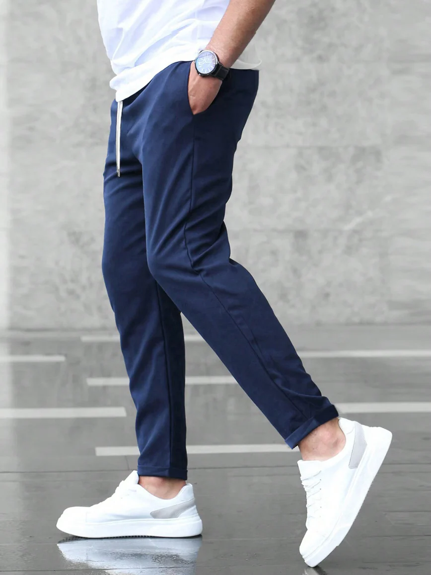 Pantalon jogger homme style urbain décontracté, coupe moderne, idéal pour le quotidien et les loisirs - Image 15