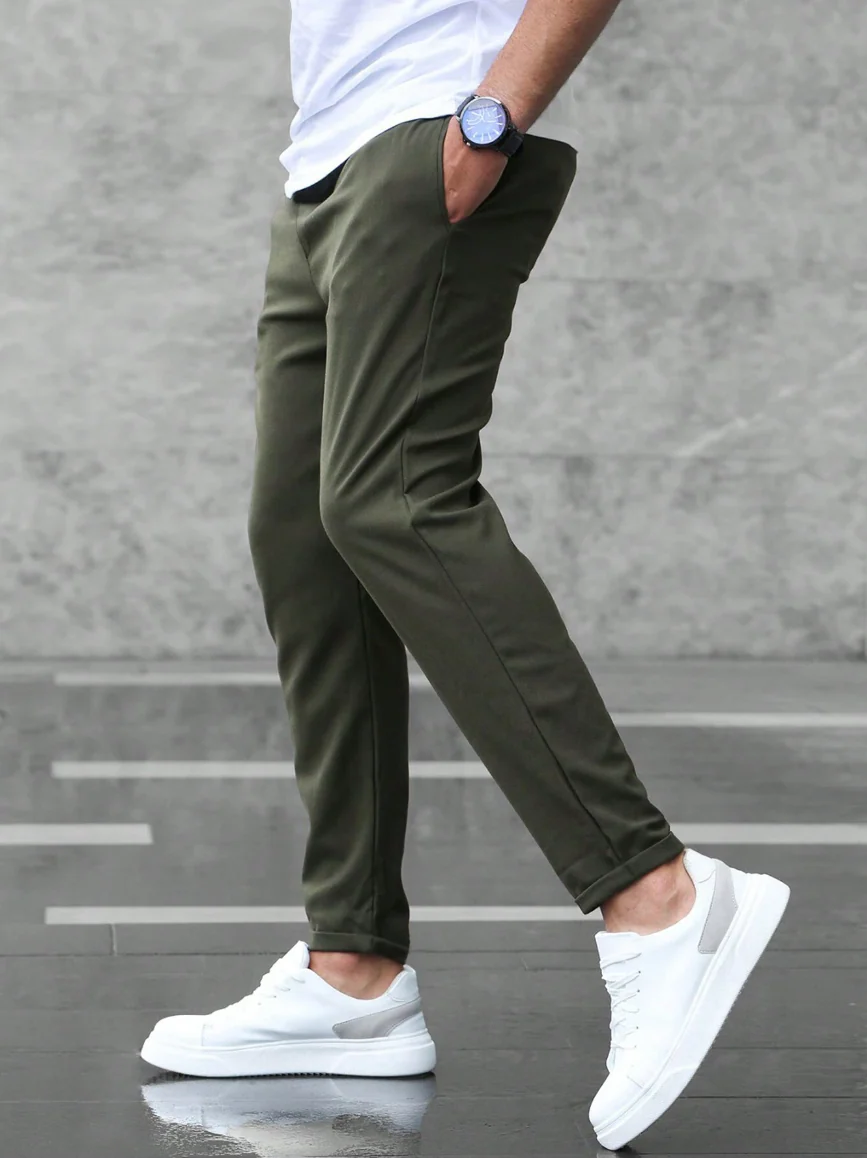 Pantalon jogger homme style urbain décontracté, coupe moderne, idéal pour le quotidien et les loisirs - Image 5