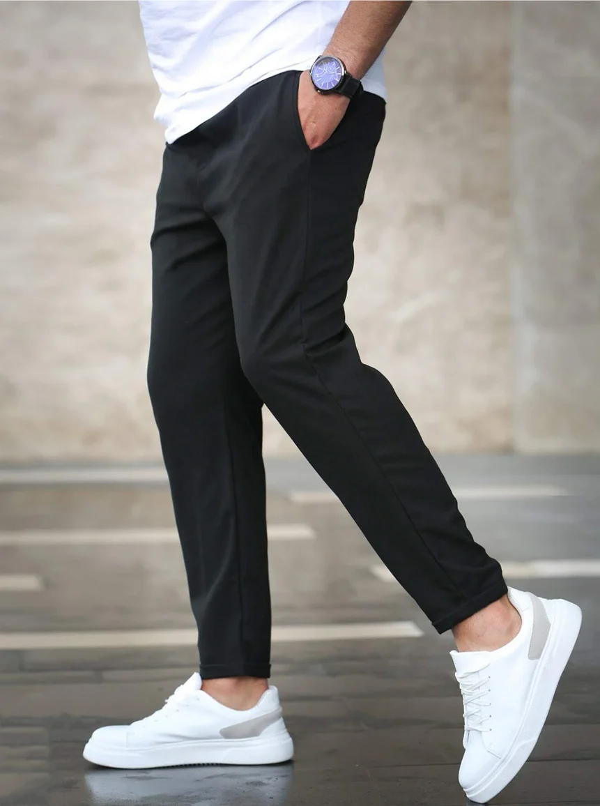 Pantalon jogger homme style urbain décontracté, coupe moderne, idéal pour le quotidien et les loisirs - Image 8
