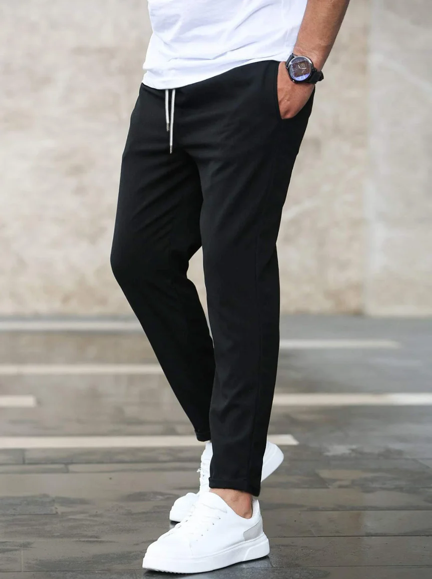 Pantalon jogger homme style urbain décontracté, coupe moderne, idéal pour le quotidien et les loisirs - Image 9