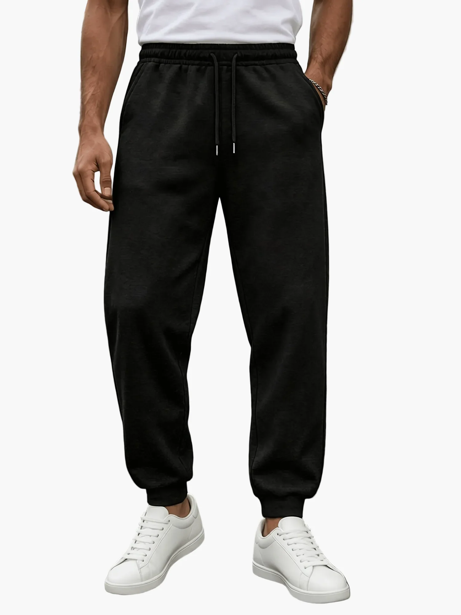 Pantalon de jogging homme coupe droite style urbain pour sport et détente - Image 11