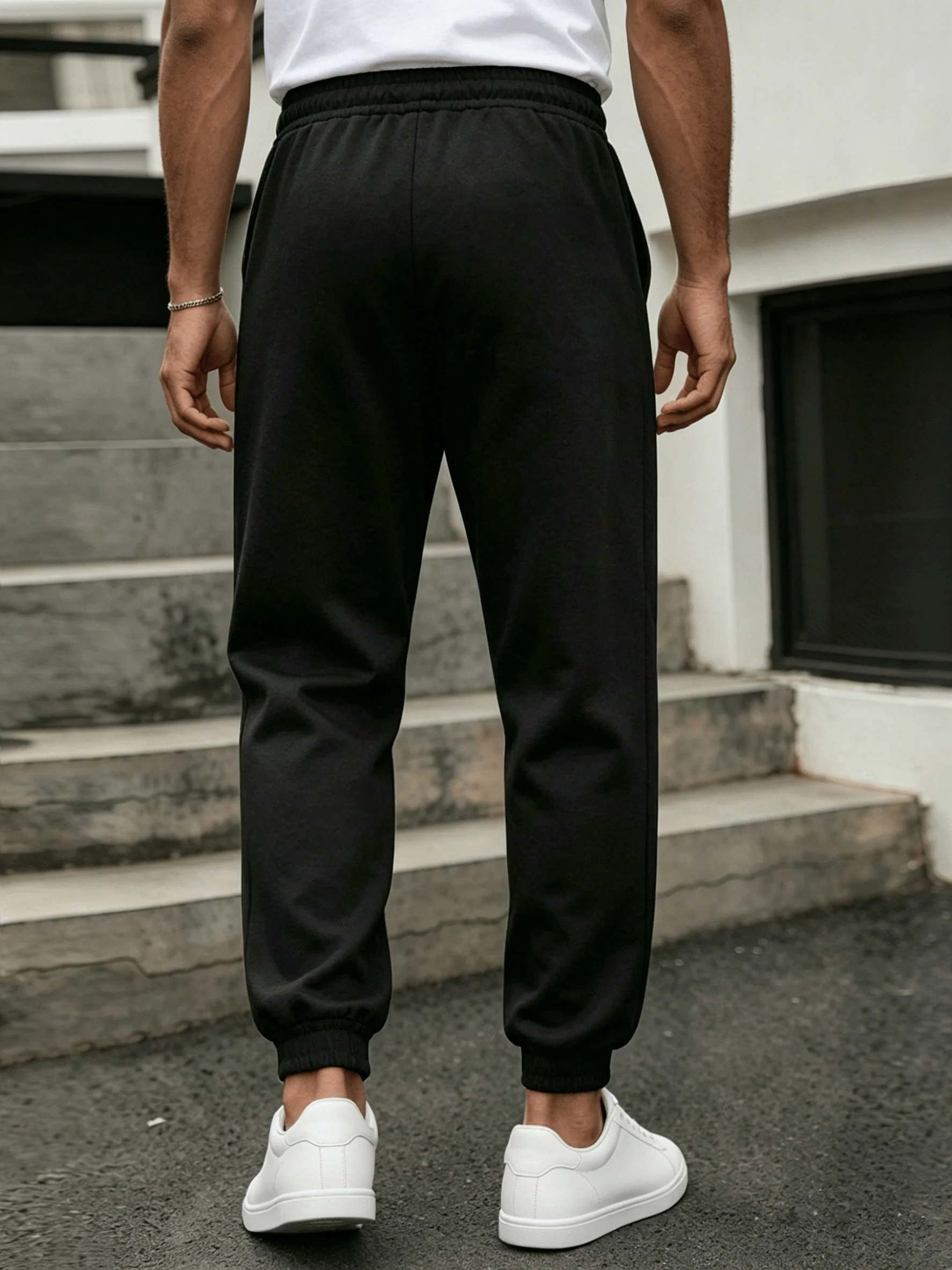 Pantalon de jogging homme coupe droite style urbain pour sport et détente - Image 8