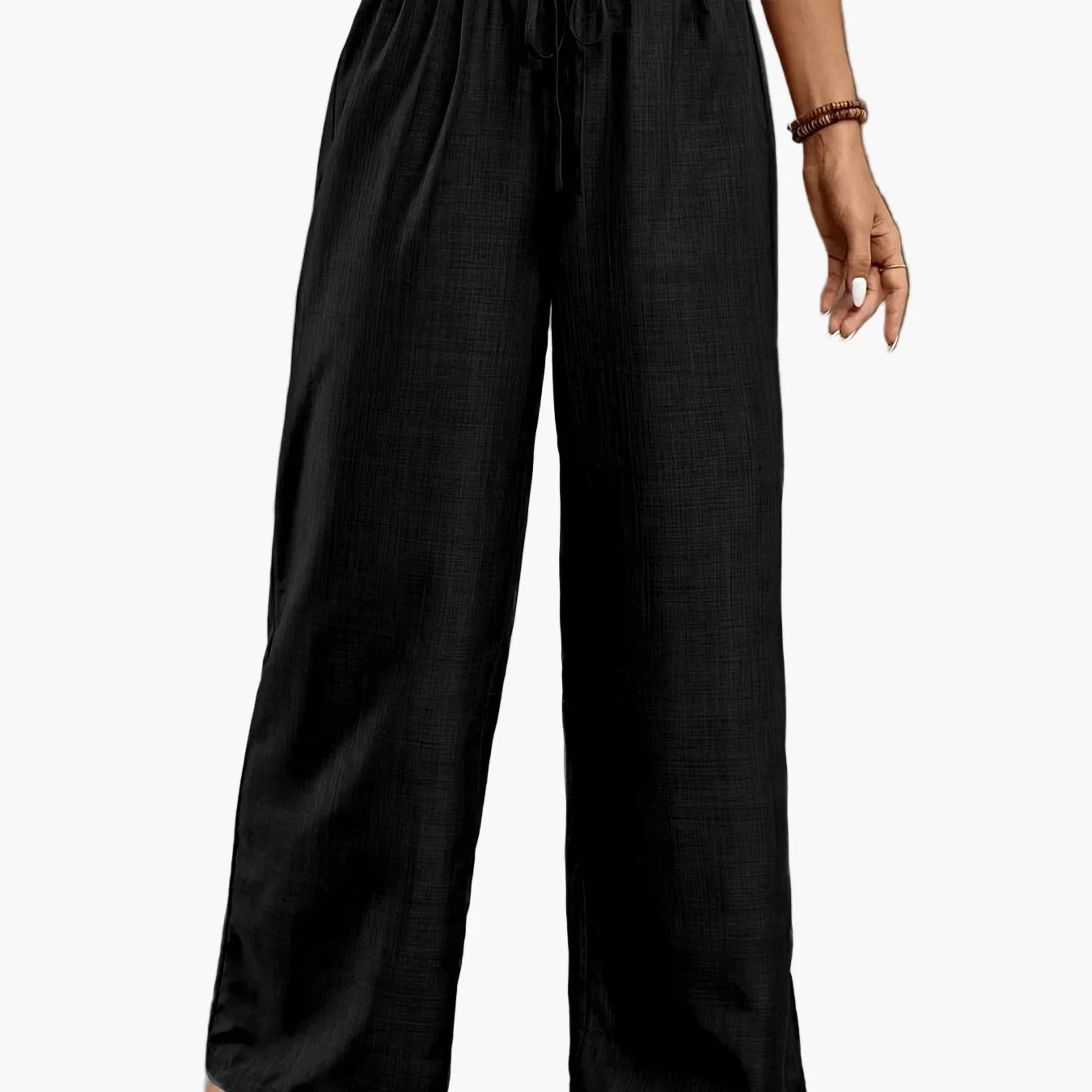 Pantalon large femme style décontracté élégant pour sorties et loisirs - Image 13