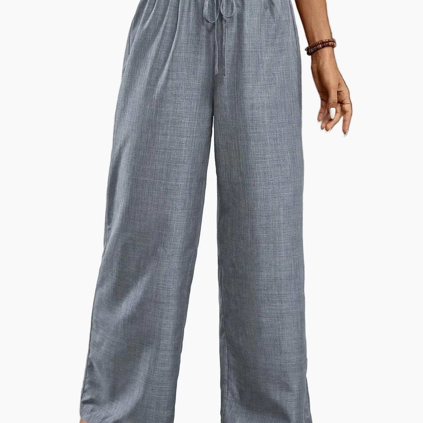 Pantalon large femme style décontracté élégant pour sorties et loisirs - Image 14