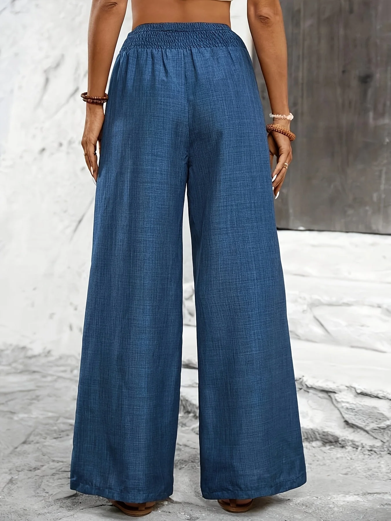 Pantalon large femme style décontracté élégant pour sorties et loisirs - Image 6