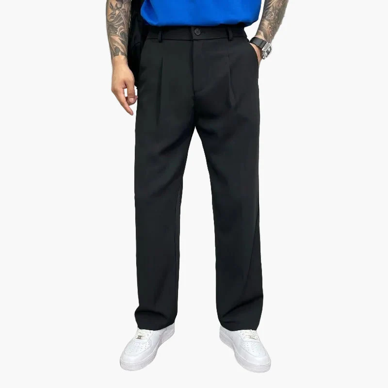 Pantalon large homme style urbain élégant – Coupe ample tendance pour look moderne - Image 4