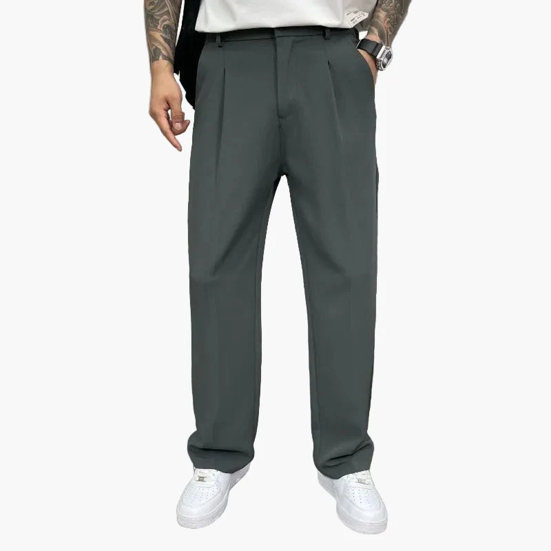 Pantalon large homme style urbain élégant – Coupe ample tendance pour look moderne - Image 6