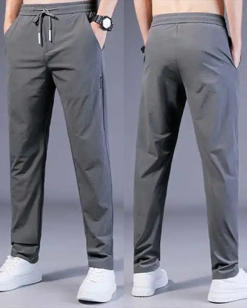 Pantalon de loisirs pour homme style urbain confortable et polyvalent - Image 10