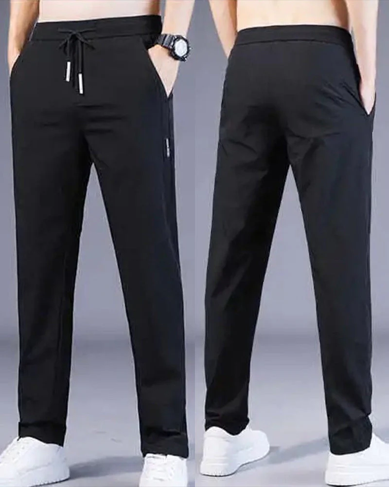 Pantalon de loisirs pour homme style urbain confortable et polyvalent - Image 8