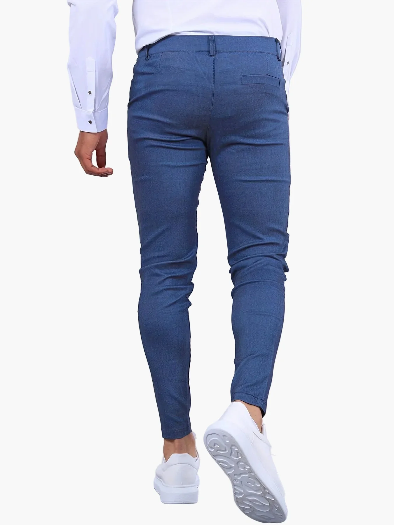 Pantalon slim homme élégant pour affaires et bureau - Style moderne et ajusté - Image 2