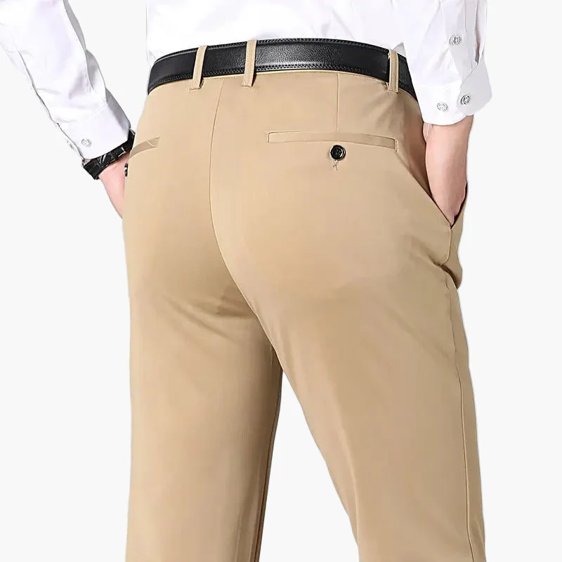 Pantalon stretch homme élégant style business et décontracté - Image 5