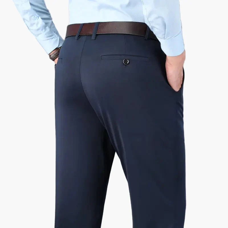 Pantalon stretch homme élégant style business et décontracté - Image 6