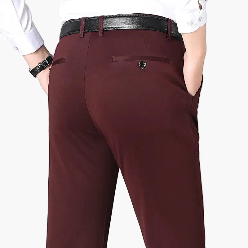 Pantalon stretch homme élégant style business et décontracté - Image 7