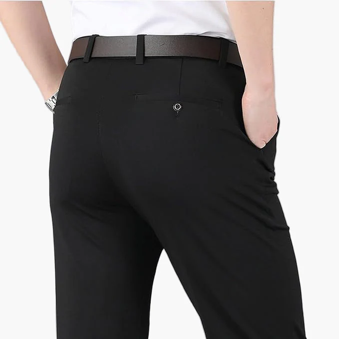 Pantalon stretch homme élégant style business et décontracté - Image 8