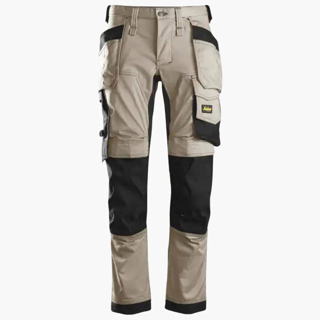 Pantalon de travail stretch à poches holster pour homme – Style professionnel et pratique - Image 4