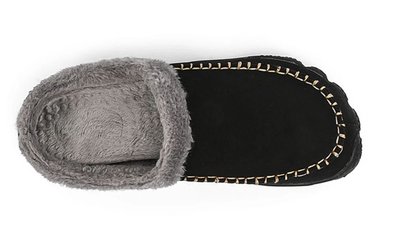 Pantoufles confort homme style mocassin intérieur extérieur semelle antidérapante - Image 2