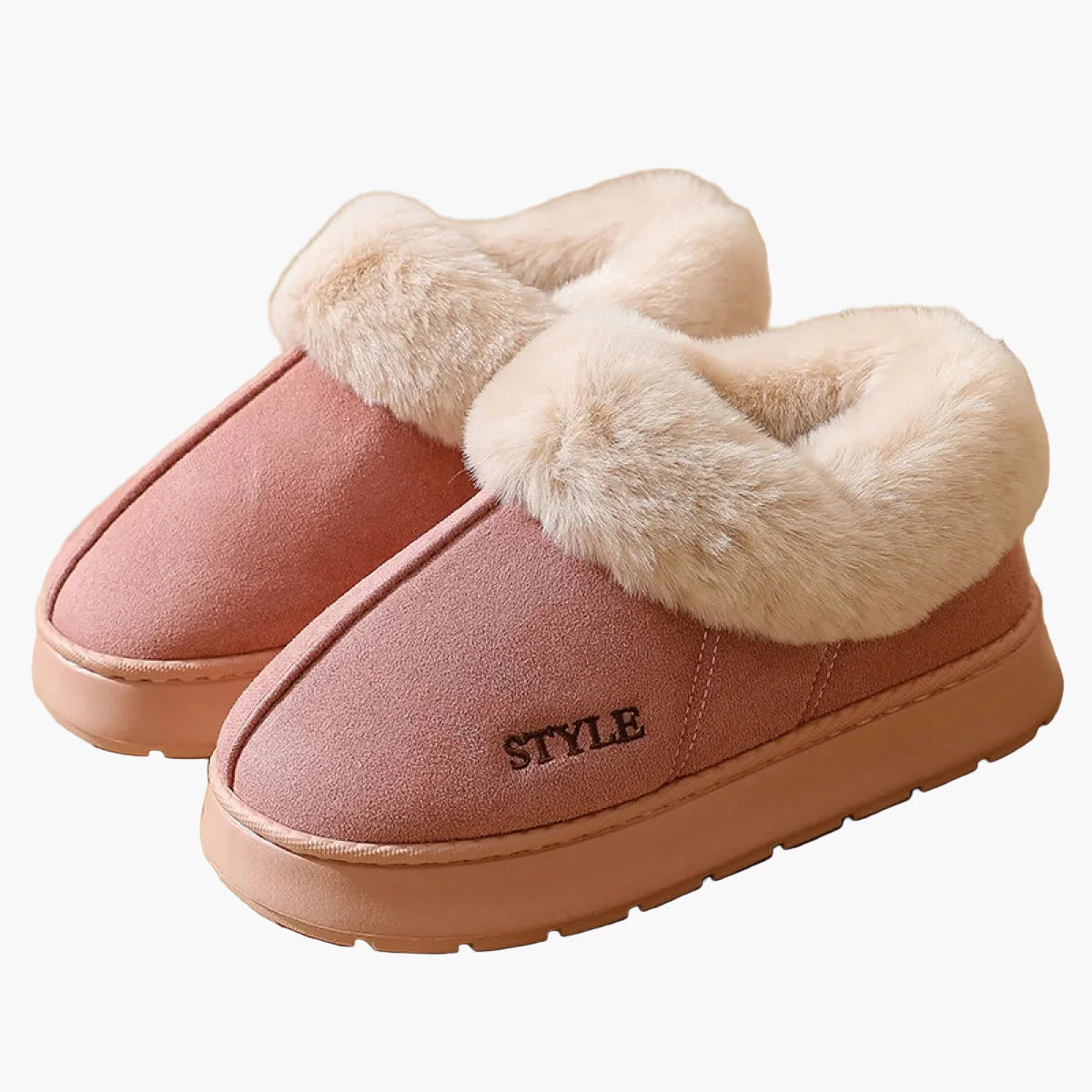 Pantoufles d'intérieur pour femme style bottillon chaud et confortable - Image 7