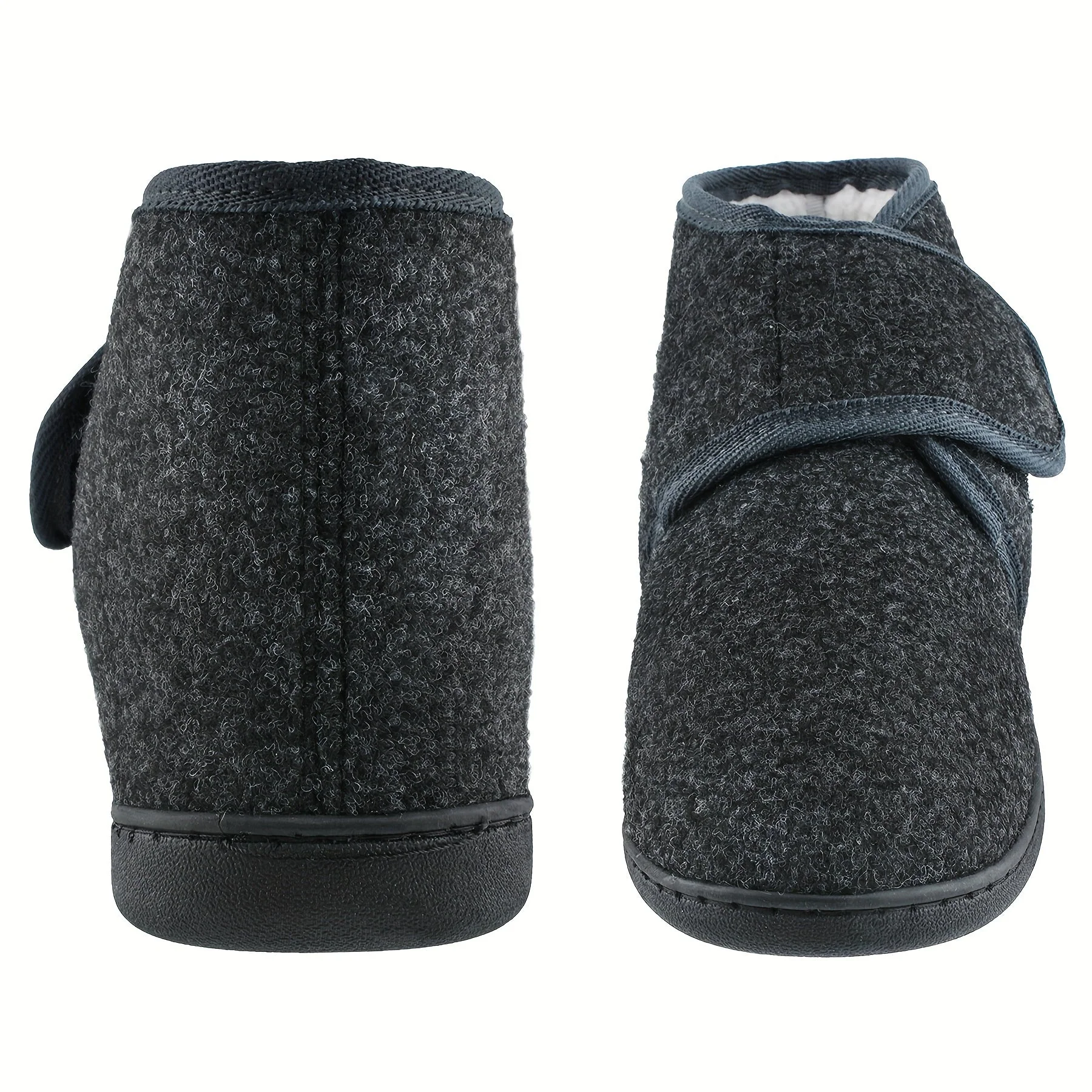 Pantoufles montantes confort à scratch pour homme – Style classique et maintien optimal - Image 7
