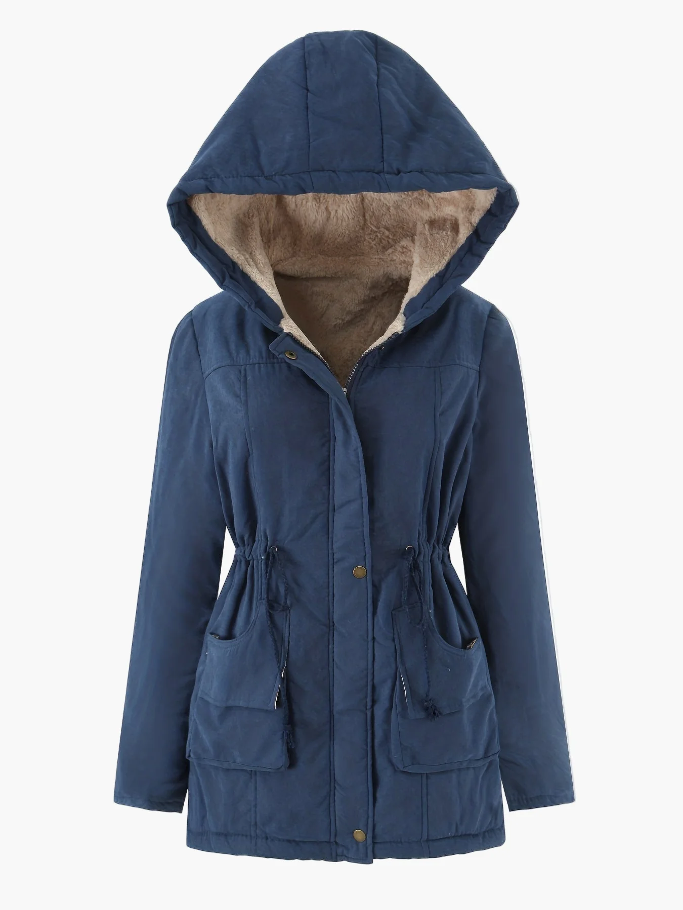 Parka femme à capuche style décontracté pour l'hiver - Image 2