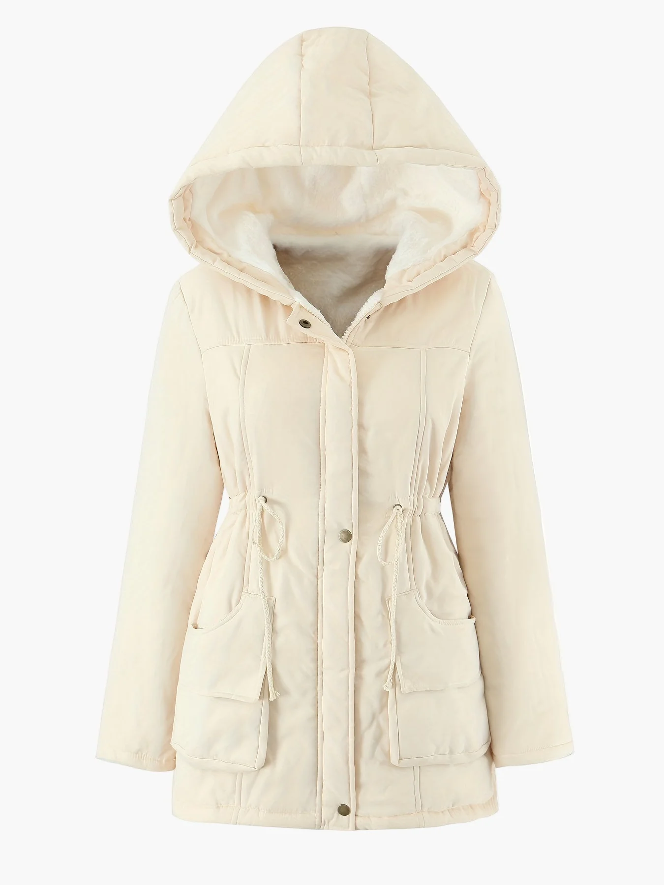 Parka femme à capuche style décontracté pour l'hiver - Image 4