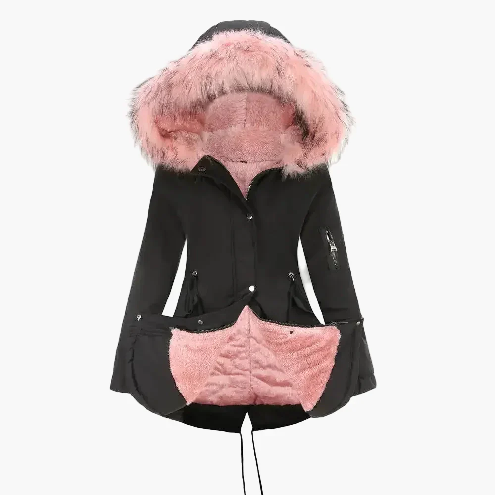 Parka d'hiver à capuche pour femme – Style élégant et chaud pour l'hiver - Image 4
