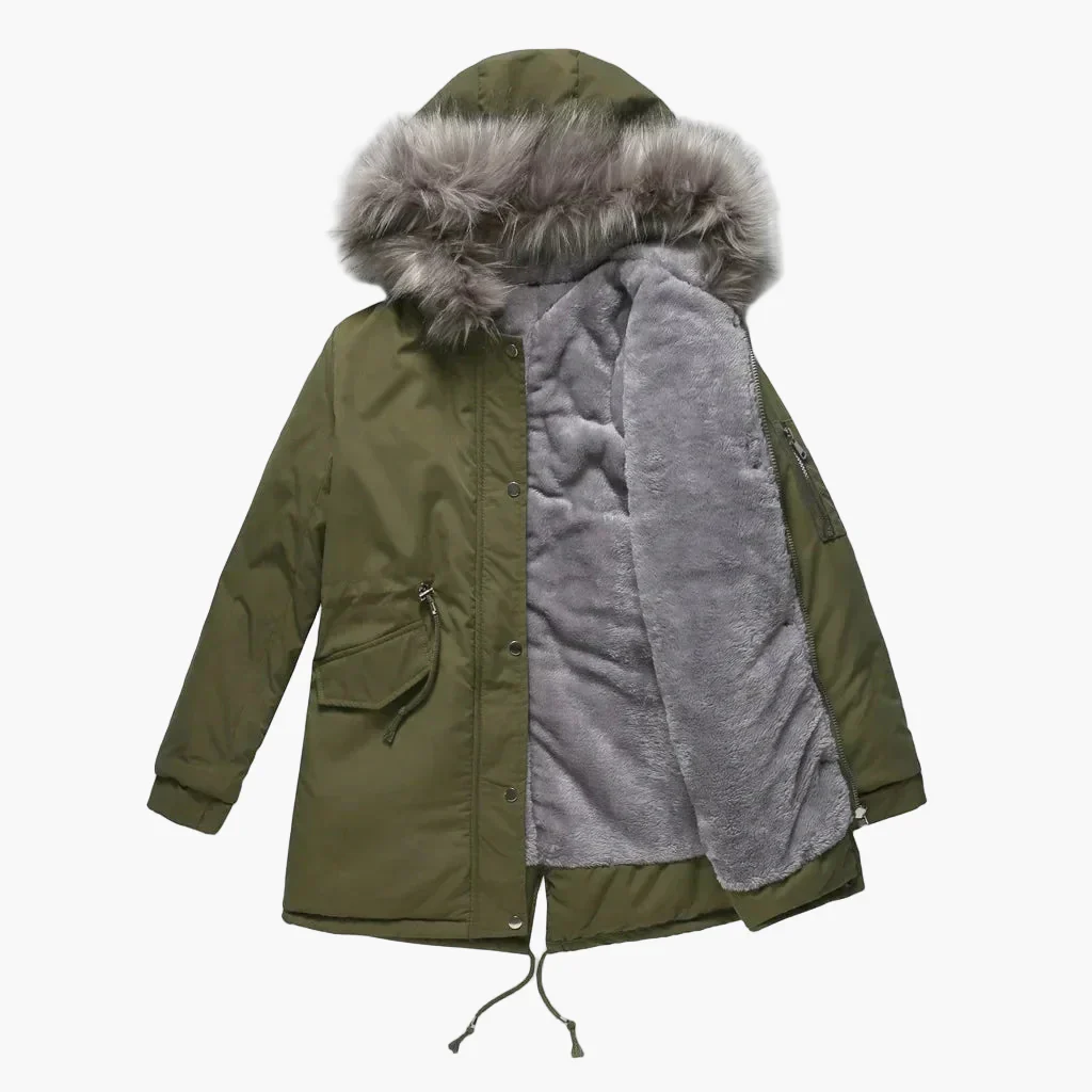 Parka d'hiver à capuche pour femme – Style élégant et chaud pour l'hiver - Image 8