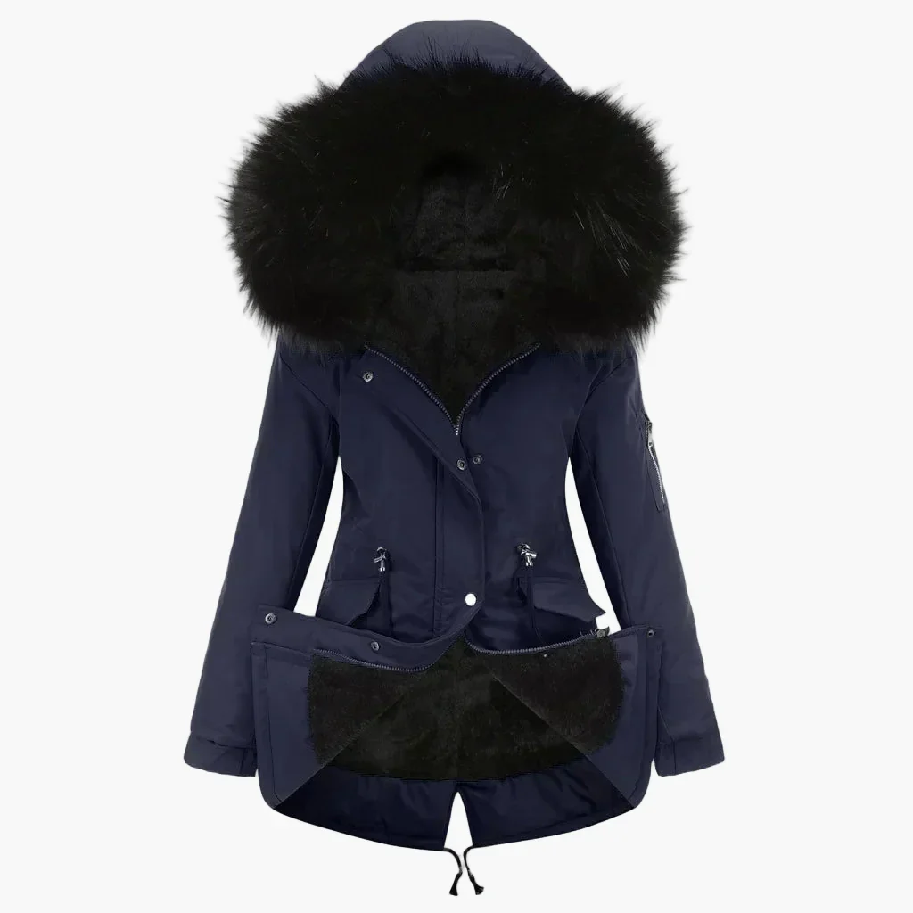 Parka d'hiver à capuche pour femme – Style élégant et chaud pour l'hiver - Image 9