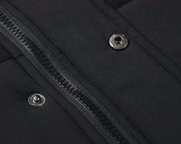 Parka d'hiver homme à capuche doublée polaire style urbain chaud et imperméable - Image 10