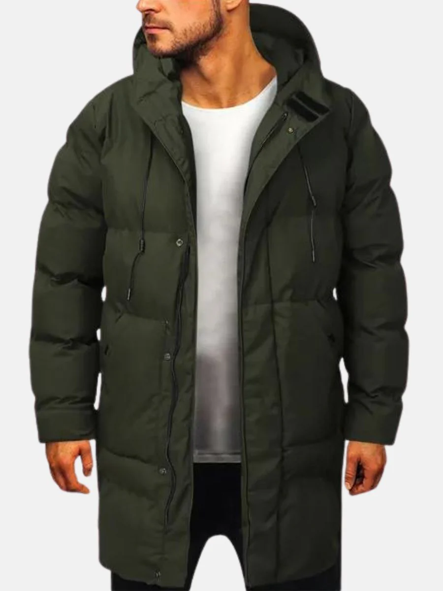 Parka d’hiver homme style urbain confortable – Idéal pour l’extérieur et les activités quotidiennes - Image 2