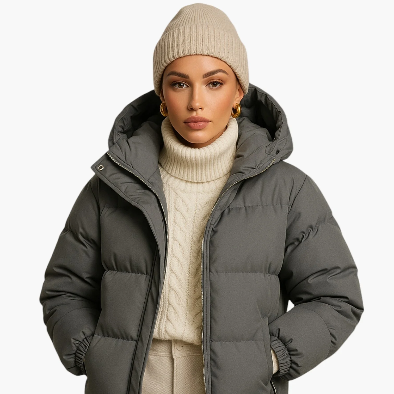Parka matelassée à capuche pour homme - Style urbain et protection hiver - Image 14