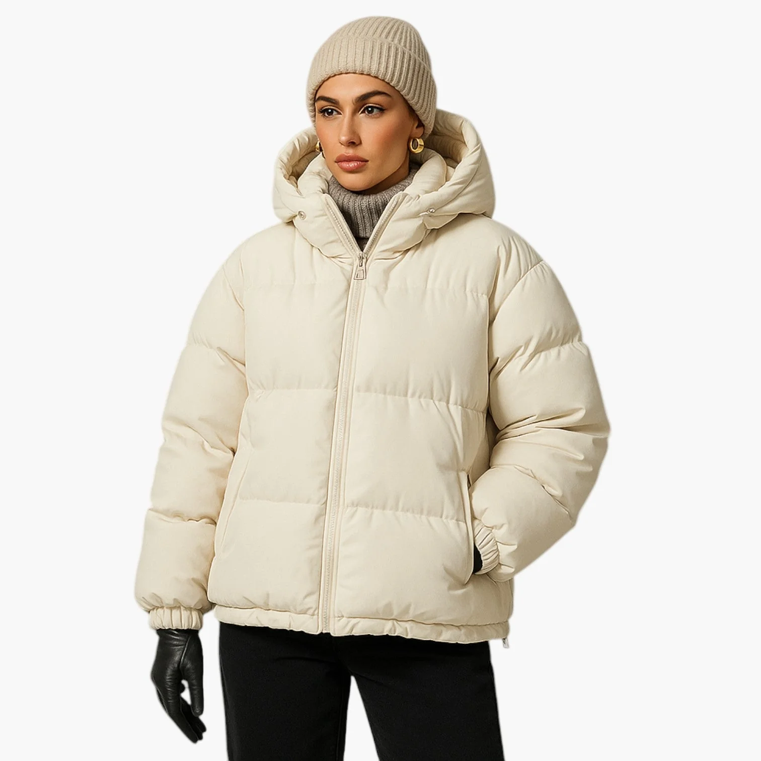 Parka matelassée à capuche pour homme - Style urbain et protection hiver - Image 18