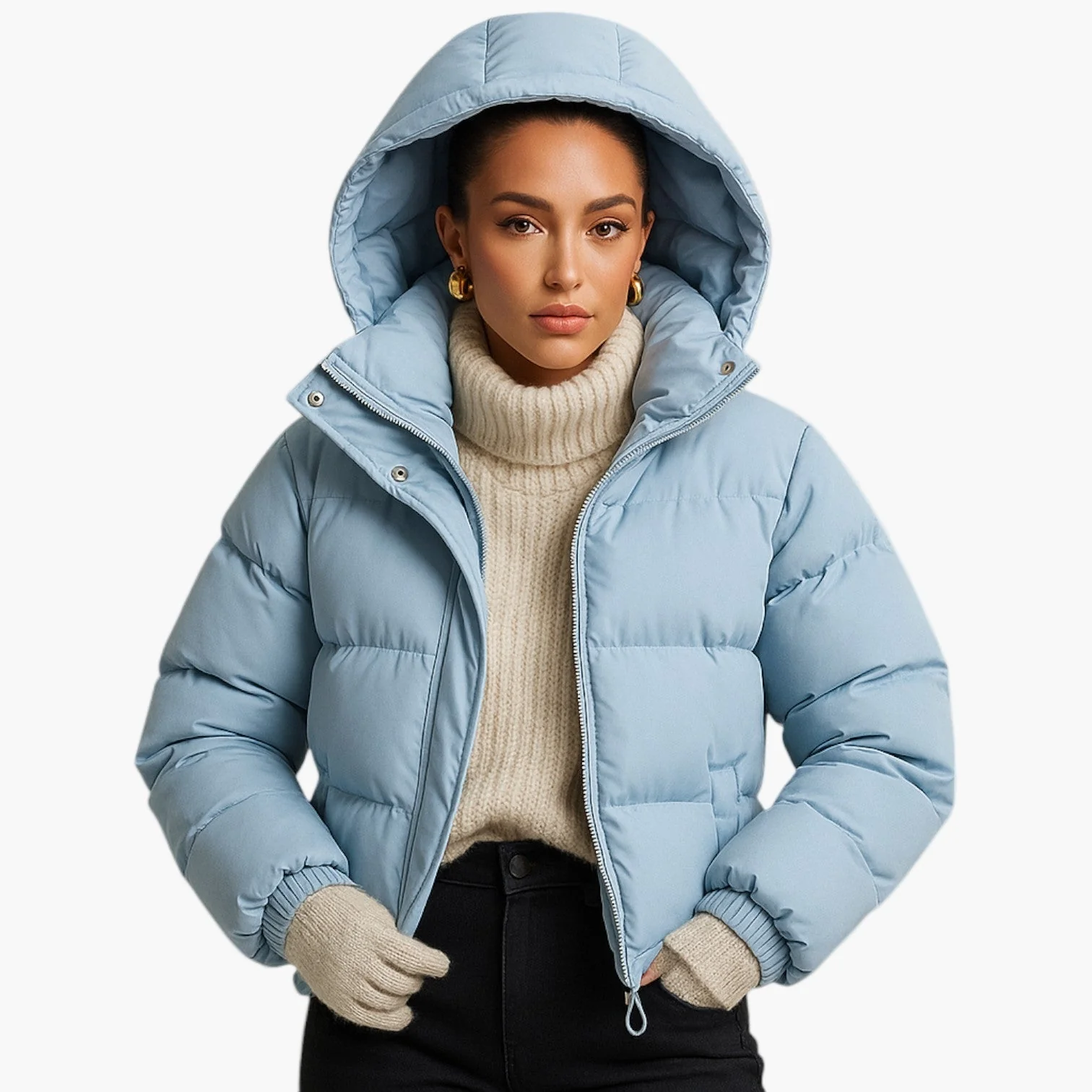 Parka matelassée à capuche pour homme - Style urbain et protection hiver - Image 3