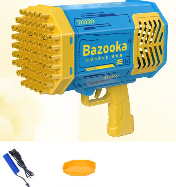 Pistolet à Bulles Bazooka – 69 Trous, Jouet pour Enfants - Image 11