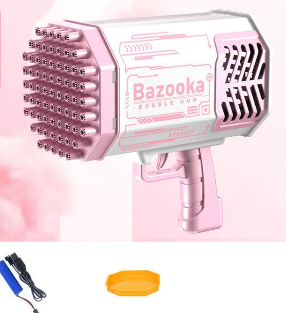 Pistolet à Bulles Bazooka – 69 Trous, Jouet pour Enfants - Image 12