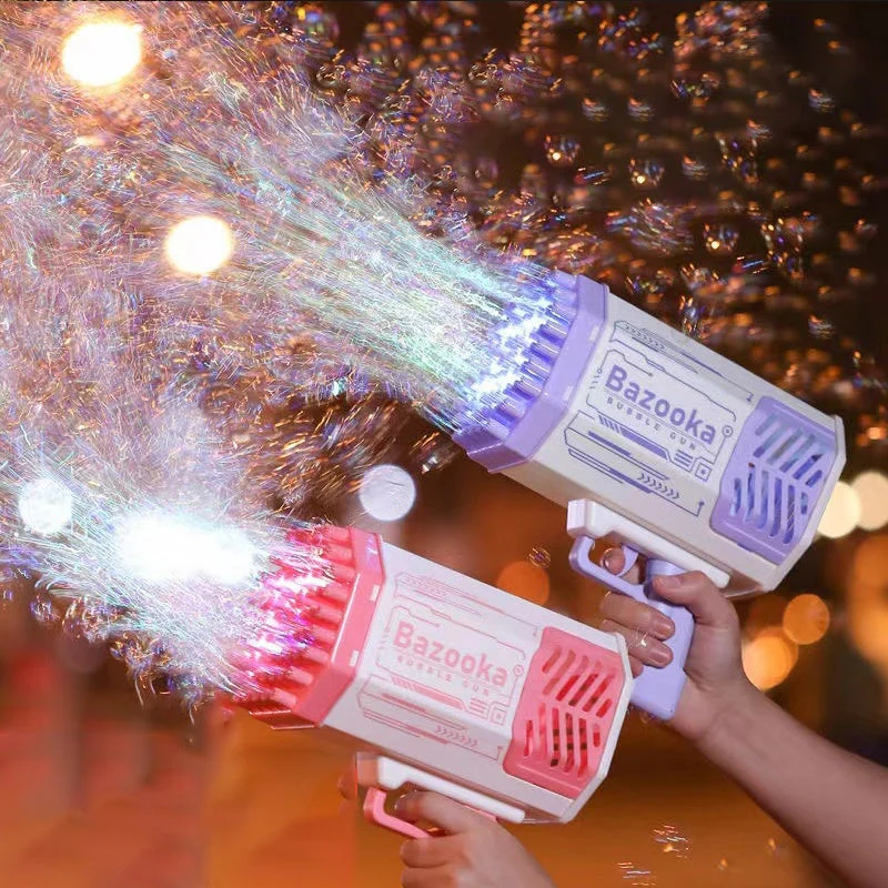 Pistolet à Bulles Bazooka – 69 Trous, Jouet pour Enfants - Image 6