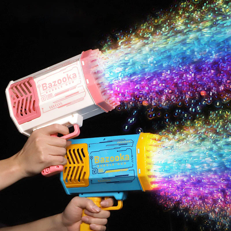 Pistolet à Bulles Bazooka – 69 Trous, Jouet pour Enfants - Image 9