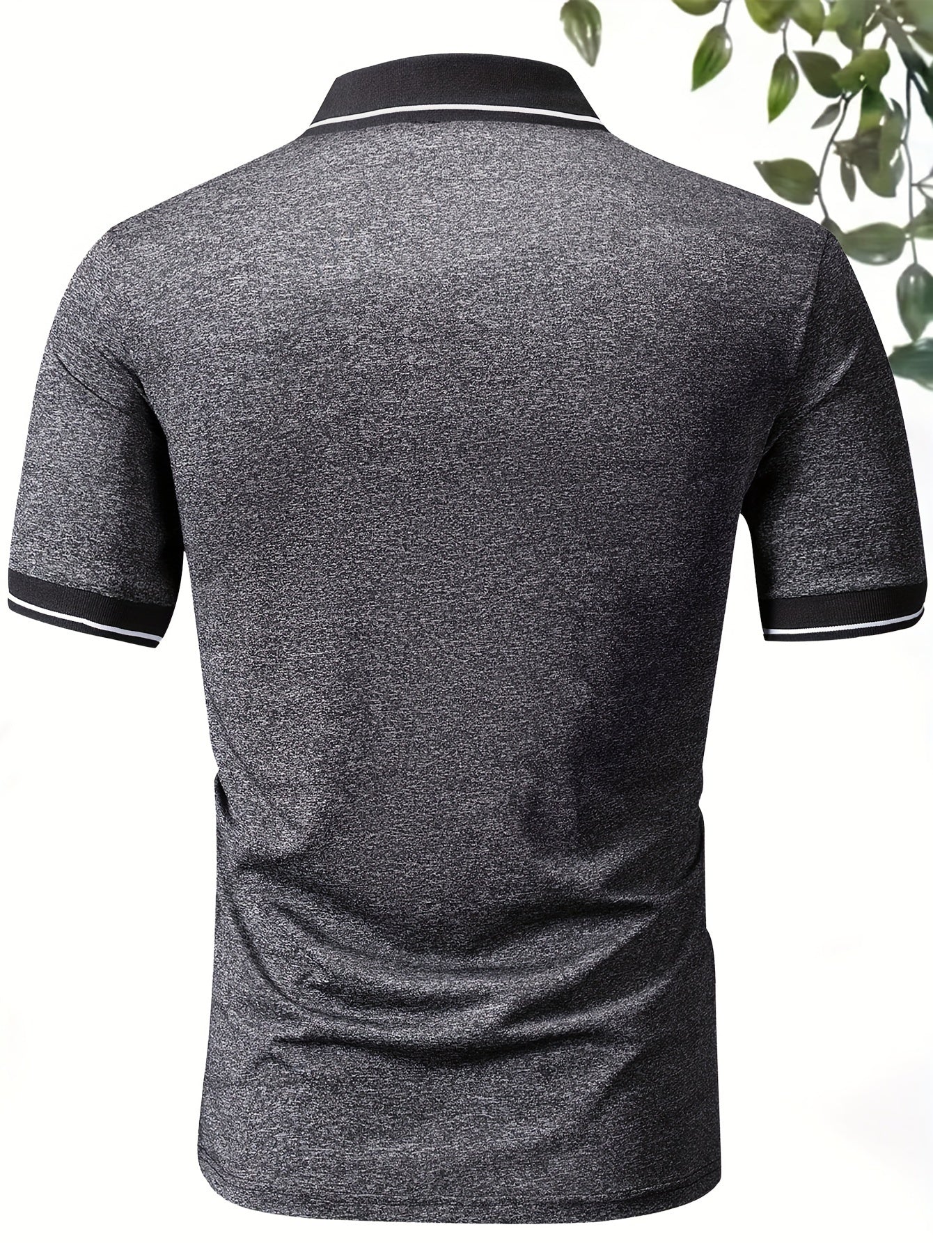 Polo décontracté pour homme à col contrastant – Style moderne et polyvalent - Image 10