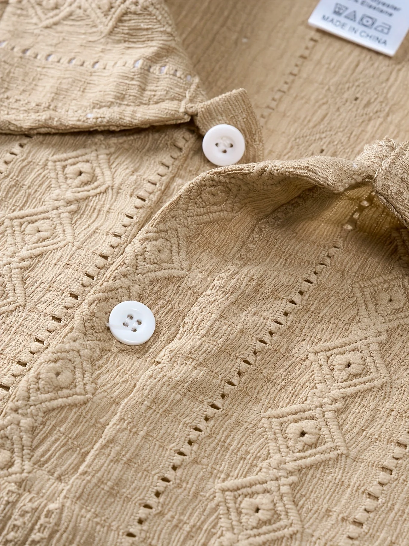 Polo décontracté pour homme style rétro tricoté été grande taille - Image 5