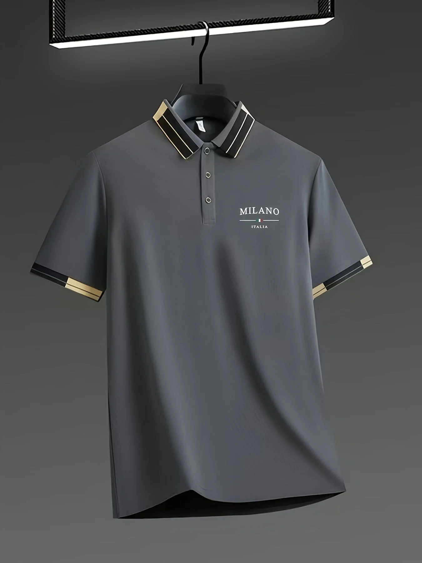 Polo homme élégant style italien MILANO pour look casual chic - Image 10