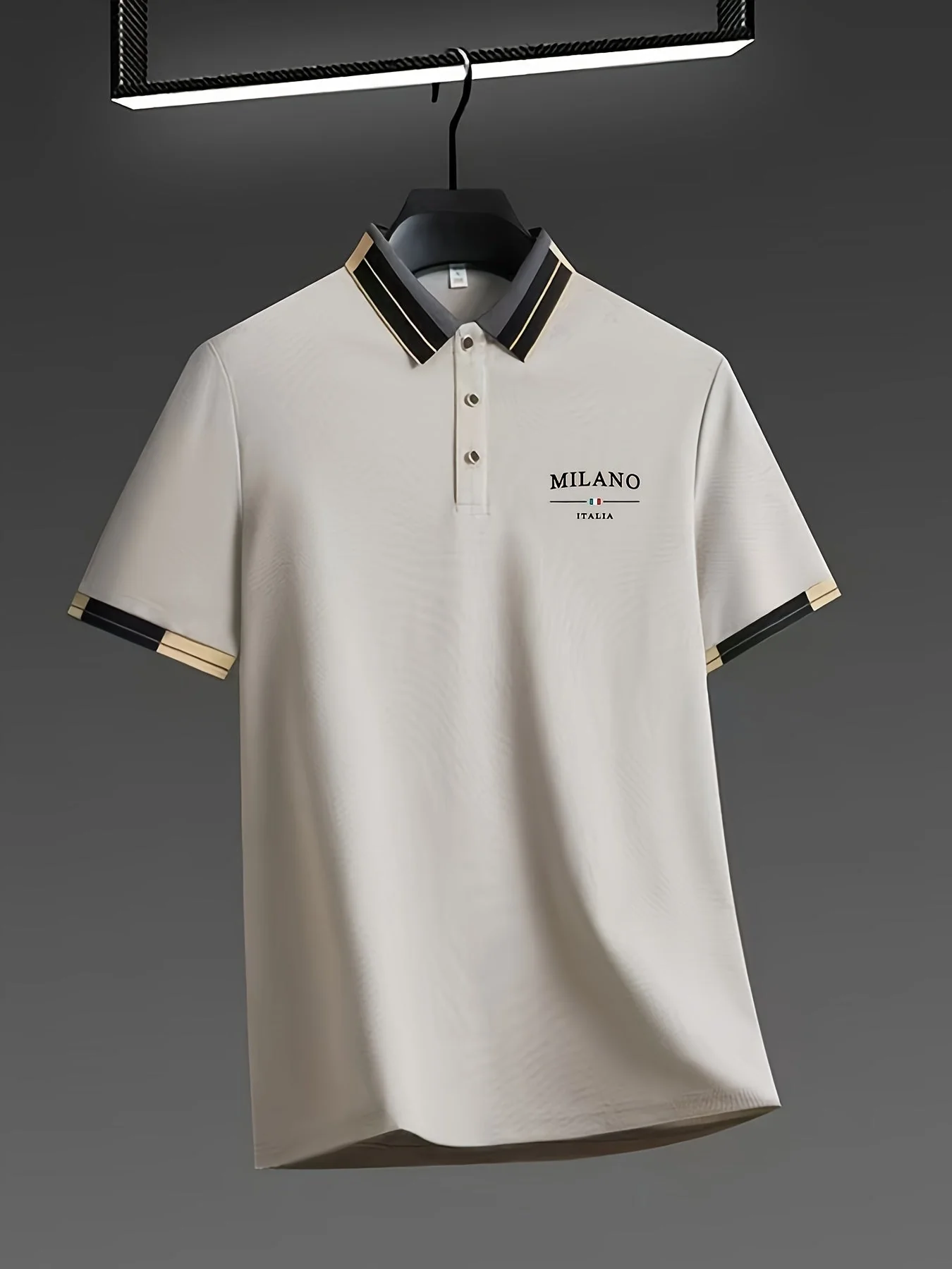 Polo homme élégant style italien MILANO pour look casual chic - Image 9