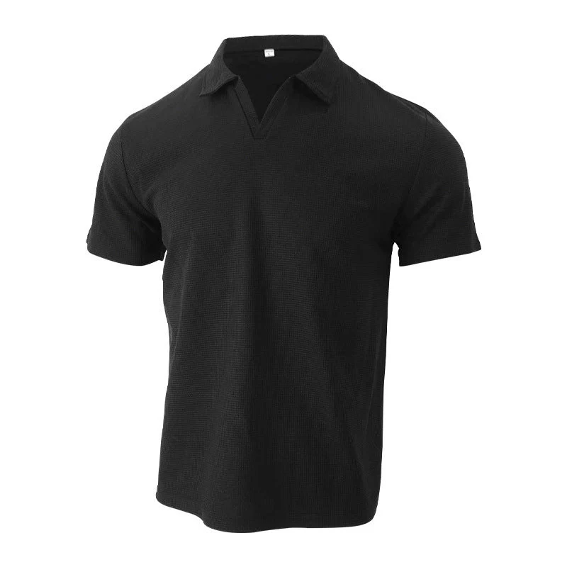 Polo homme manches courtes style slim chic décontracté été - Image 7
